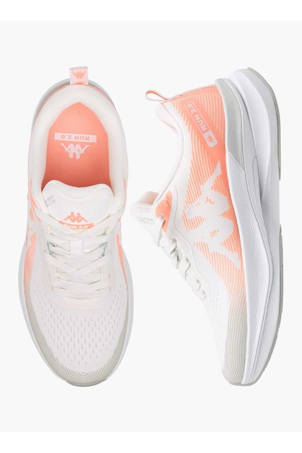 Kappa Women's Logo Detail Sports Shoes with Lace-Up Closure - RUN 2.0