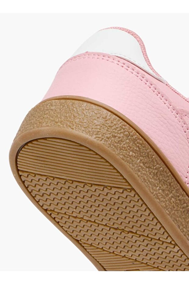 Dash Panelled Sneakers with Hook and Loop Closure - 5