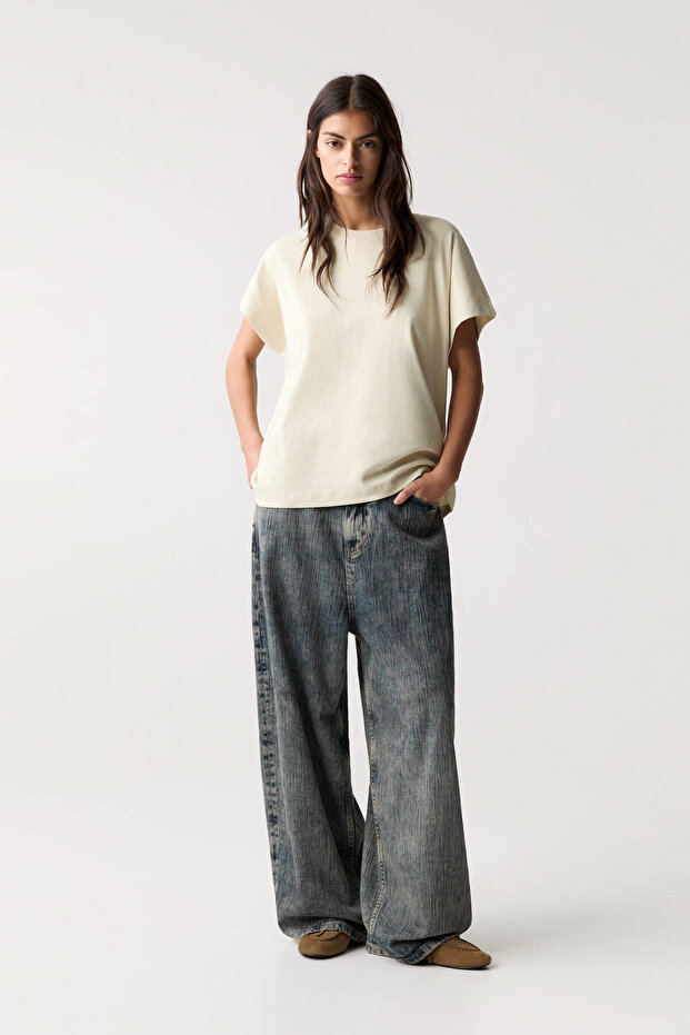 Oversize kısa kollu t-shirt - 3