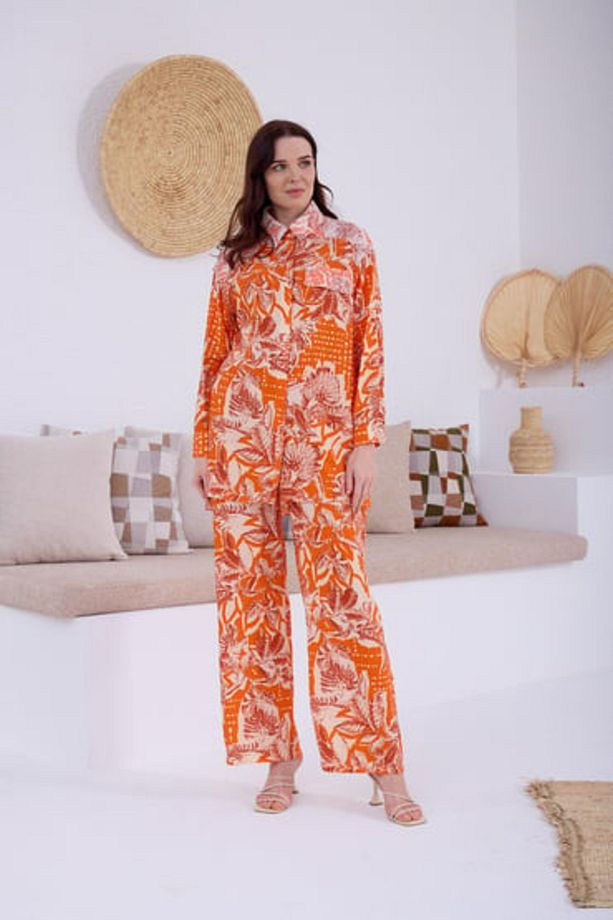 Marwa by moodbasic PULPAYETLİ DESENLİ TAKIM - 5
