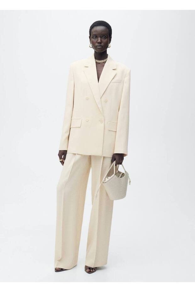 Kruvaze blazer ceket - 2