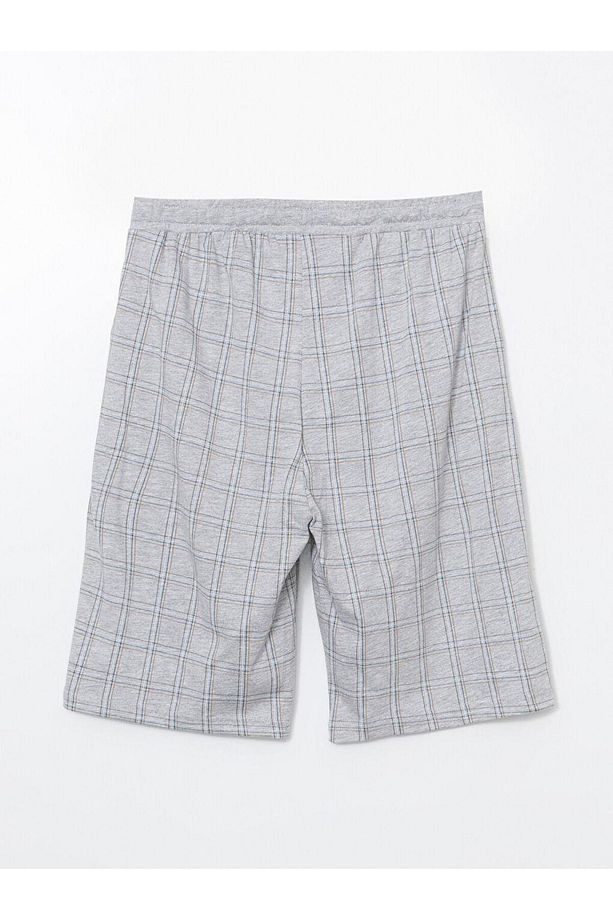 Standart Kalıp Erkek Pijama Alt Şort - 2