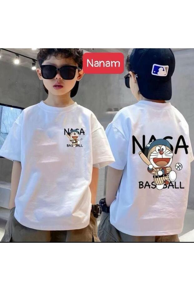 Children's Crew Neck Printed Short Sleeve T-Shirt