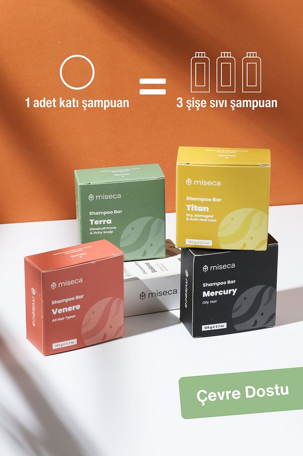 Titan Katı Şampuan Kuru, Yıpranmış Ve Dökülen Saçlar 105 G - 4