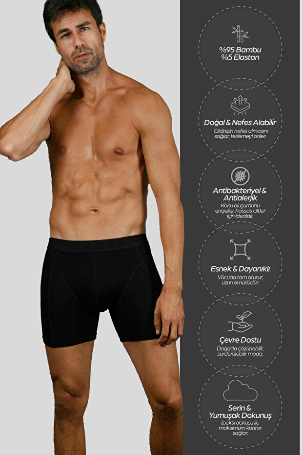 Bambu Boxer 5'li Paket - 2