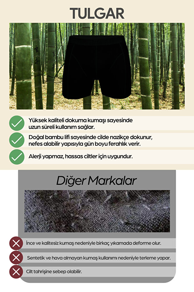 Bambu Boxer 5'li Paket - 7