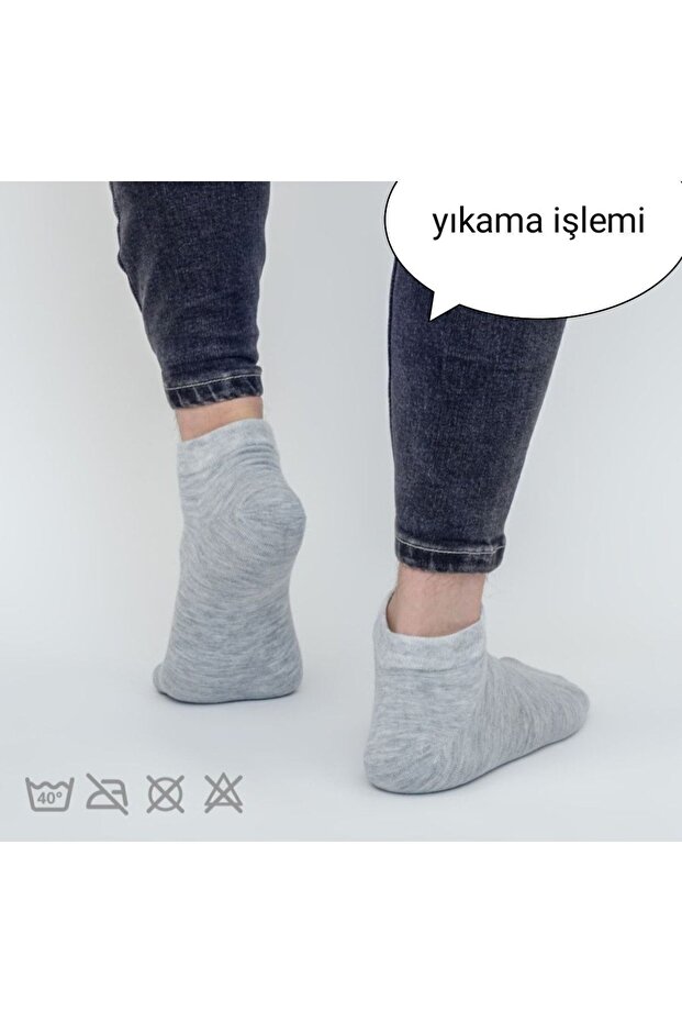 Erkek patik çorap pamuklu 10 çift - 4