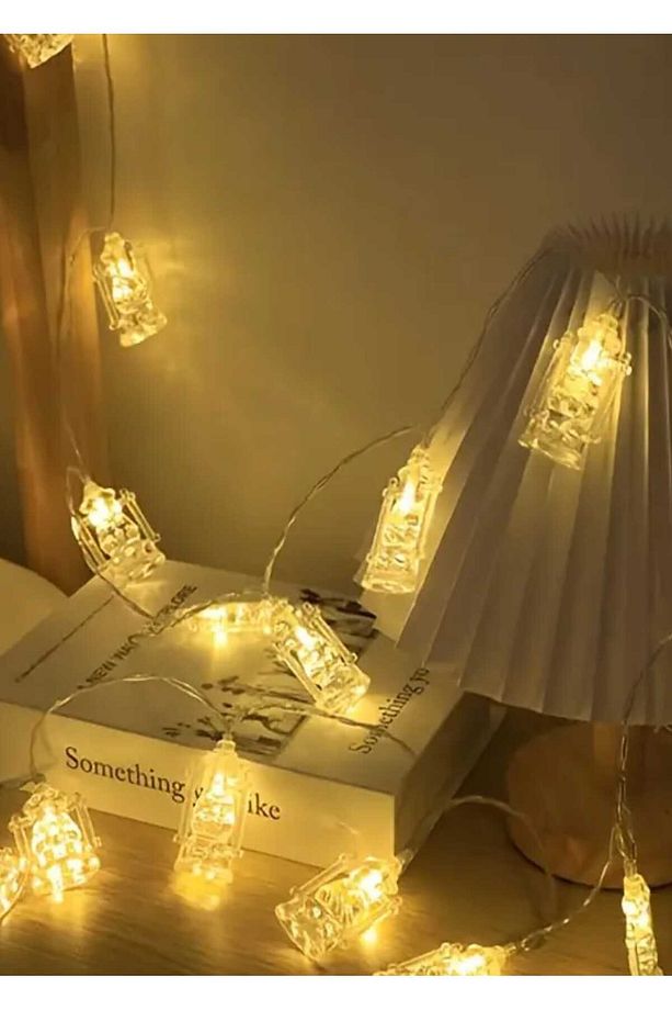 (1 Adet) Vintage Saray Fenerleri LED Işıklı Ramazan Dekoru, Pil ile Çalışır (Piller Dahil Değildir) - 3