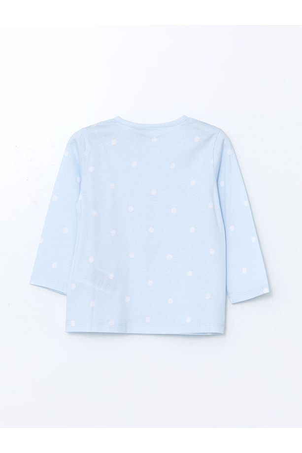 LCW Bisiklet Yaka Elsa Baskılı Kız Çocuk Pijama Takımı - 3