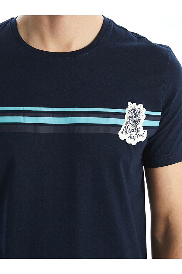 Yeni Sezon Standart Kalip Erkek Sortlu Pijama Takimi - S5EF91Z8 - 3