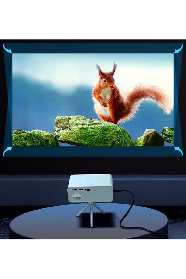 Akıllı Taşınabilir Projeksiyon Ev Sineması Bluetooth Wifi Android 11 2gb/32gb Tripod - 4
