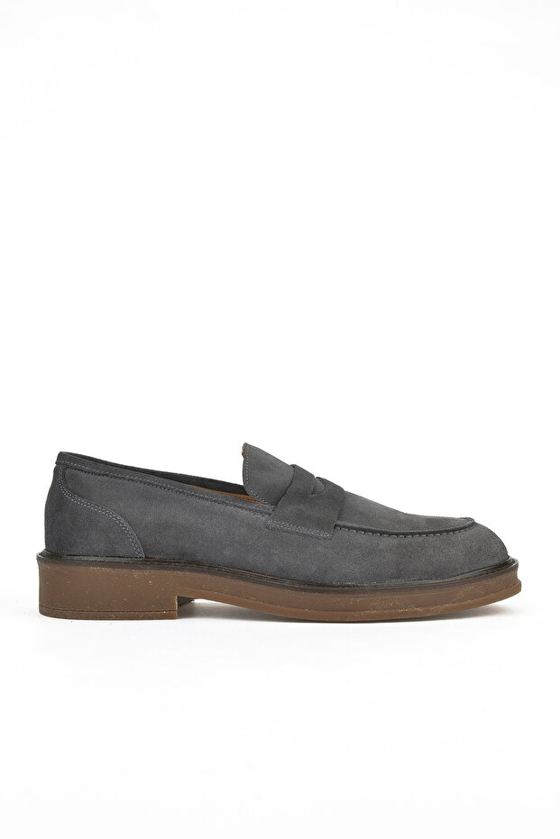 , Men's Genuine Leather Shoes 1431043Z0212 Anthracite