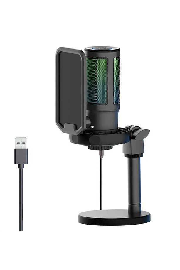 Mikrofon Profesyonel Mic Canlı Akış Twitch, Youtuber, Gamer, Tiktok, Yayıncı Usb Mikrofon Seti - 1