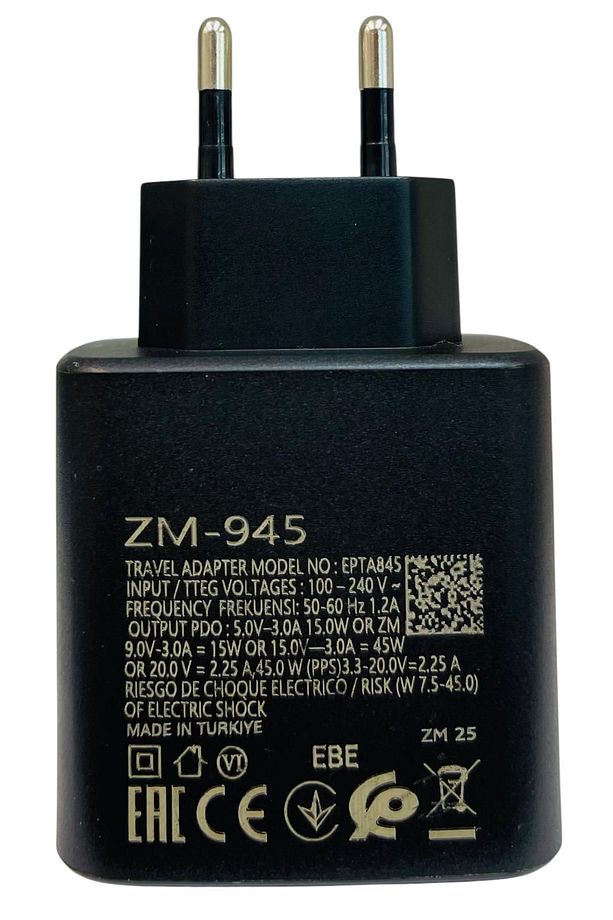45 WATT ŞARJ ADAPTÖRÜ BAŞLIK SÜPER HIZLI & ÇİFT HIZ TÜM SAMSUNG SERİLERİNE UYUMLUDUR - 4