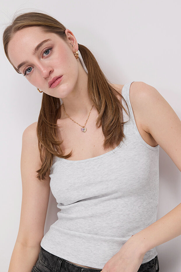 Kalın Askılı Basic Atlet A13404-J5 - 3