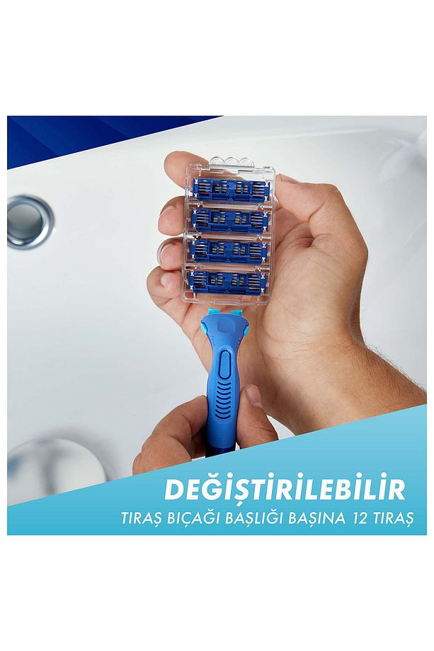 Sensor3+ Comfort 8'li Yedek Bıçak Başlığı - 7