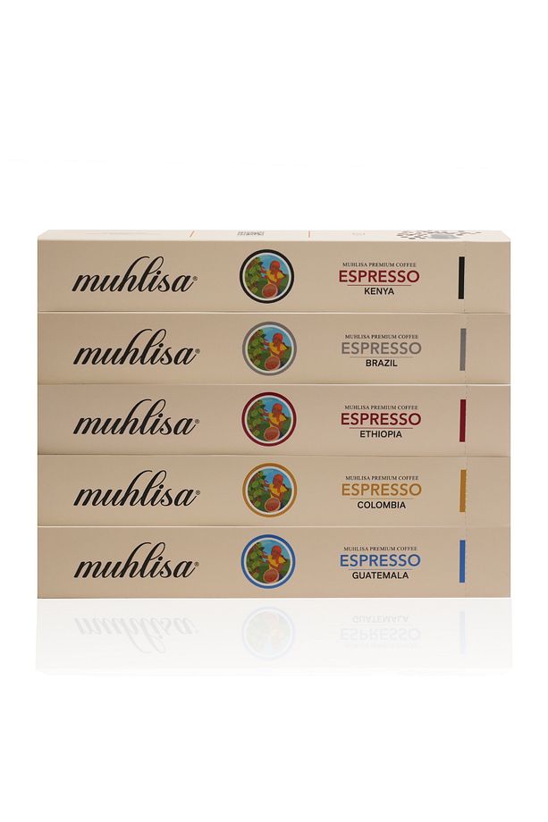 Muhlisa Espresso 5 Çeşit Kapsül Kahve Seti (50 KAPSÜL) - 1