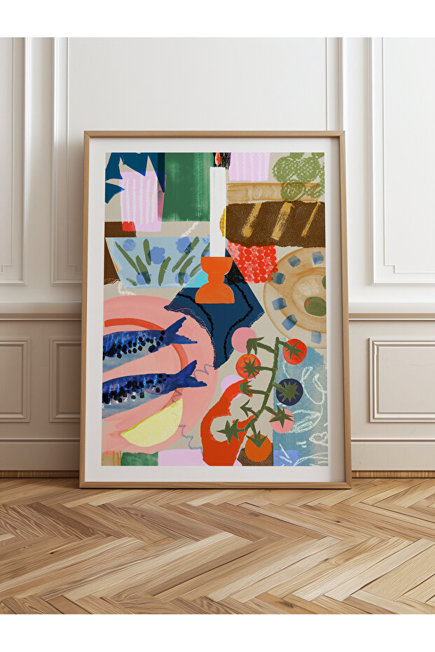 Single Wooden Framed Painting One Piece Poster Painting Tk/840
