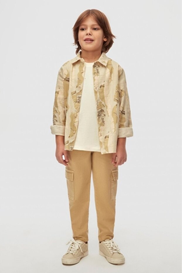 Nk kids 48529 soft shirt green 4/8