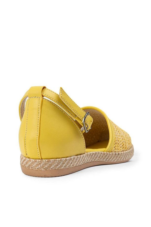 Sarı Espadril Kadın Ayakkabı - 7