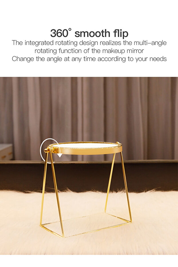 مرآة زينة فاخرة 24.5*17*10 سم - 6