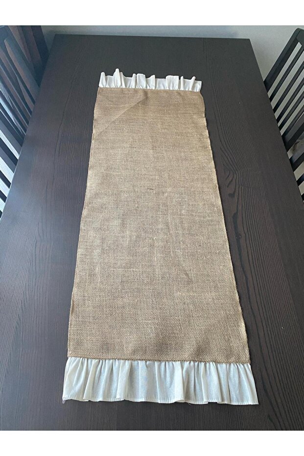 Fırfırlı Jüt Runner 40x120 - 4