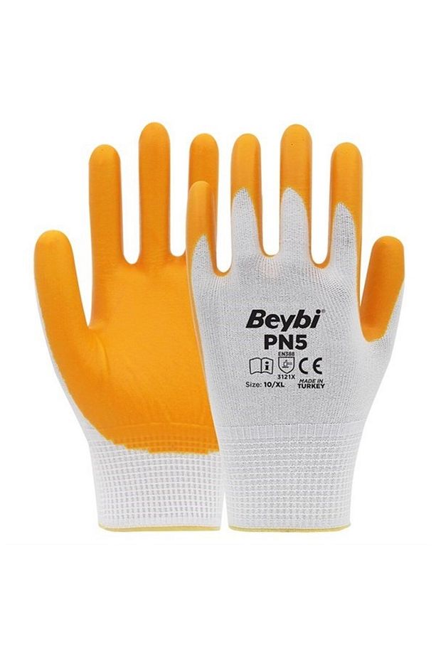 Pn5 Polyester Örme Nitril Eldiven 12 Çift - 1