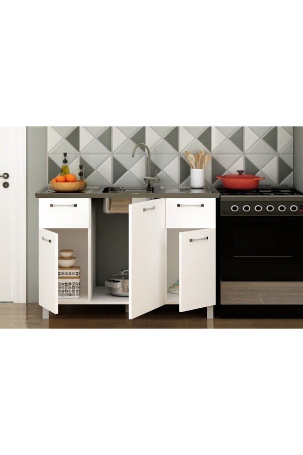 PANOVİT 120 CM EVYELİ MİNİ MUTFAK ALT - 2