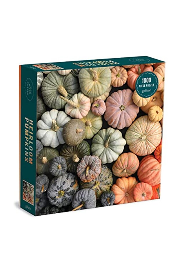 Heirloom Pumpkins 1000 Piece Puzzle in Square Box
