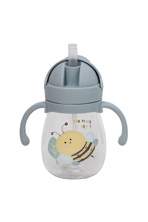BEE Baby Water Cup Straw Cute Anti-Choking Kindergarten Children Water Cup With Gravity Ball Duckbil