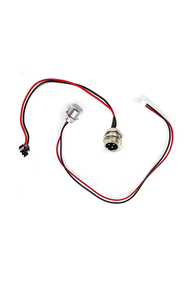A set Balancing Scooter Hoverboard 3 Pin 3 Pole Connector 2 Wire Charging Port Replacement Practical
