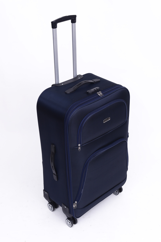 MODA MV-740 LACİVERT KUMAŞ VALİZ SETİ - 5