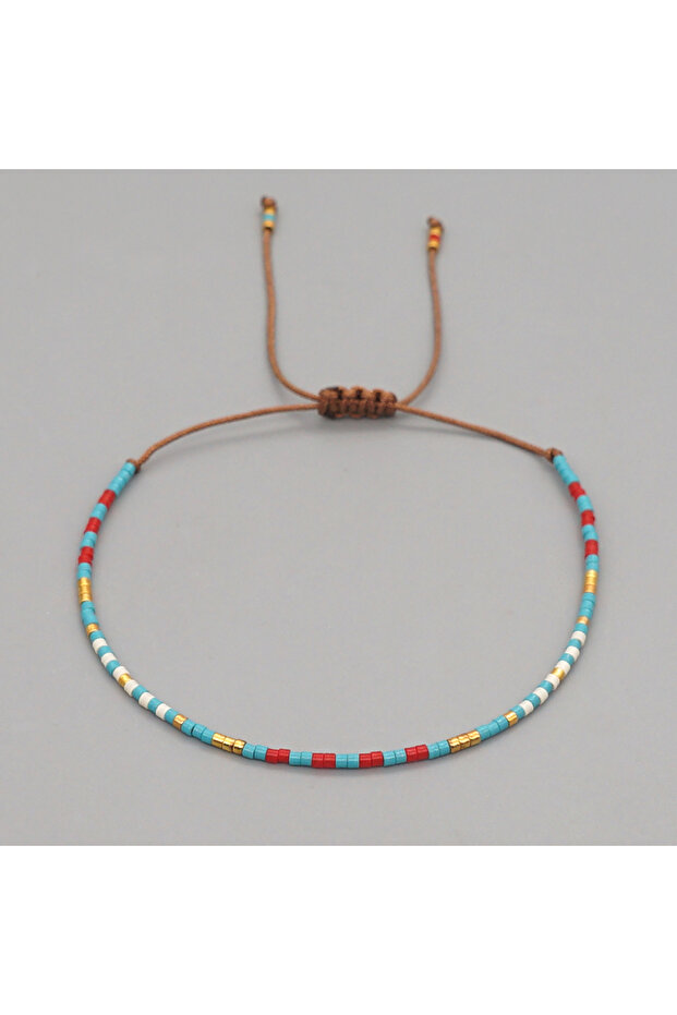 FB-B210005B أساور Go2Boho Miyuki المصنوعة من الخرز، سوار رفيع بسيط، سوار Pulsera بتصميم بوهيمي، مجوهرات على الطراز الأصلي