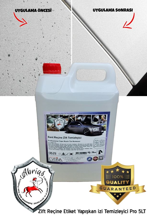 Zift Reçine Yapışkan izi Temizleyici Pro 5Lt - 3