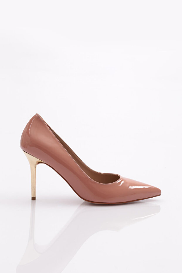 3725 Women's Heeled Shoes Salmon Patent Leather