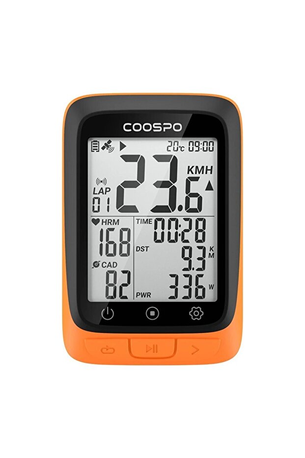 BC107-O COOSPO BC26/BC107 Bike Computer GPS Wireless Bicycle Cycling Odometer Speedometer 2.4"FSTN B