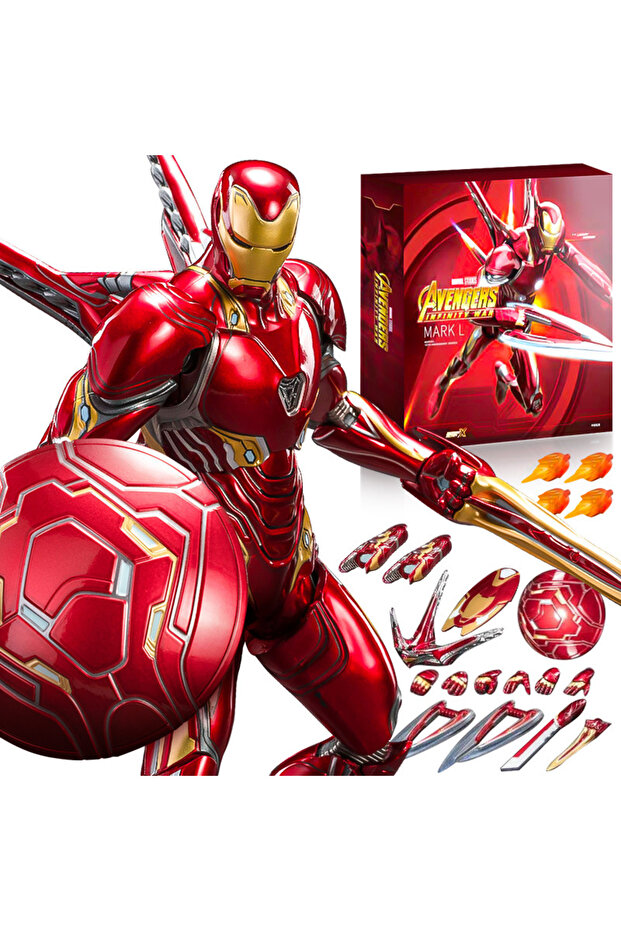 ZD MK50 ZD Toys Iron Man Series Joint Movable MK1 MK2 MK3 MK4 MK5 MK6 MK7 MK42 MK43 MK50 Movie Actio - 1