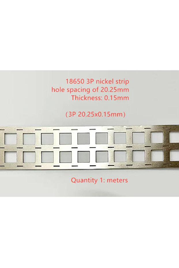 3P 1Meter 0.15*20.25mm Nickel Strip Lithium Battery Nickel Strips For 18650 Battery Pack 2P/3P/4P5P/