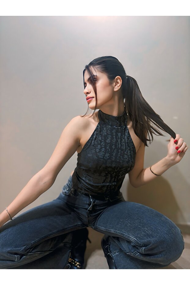 Halter Yaka Bluz - 3