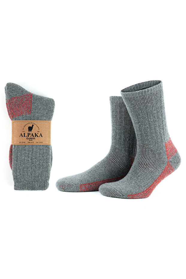 Alpaca Wool Full Towel Thick Washed Winter Women's Men's Thermal Socks 6005-6006