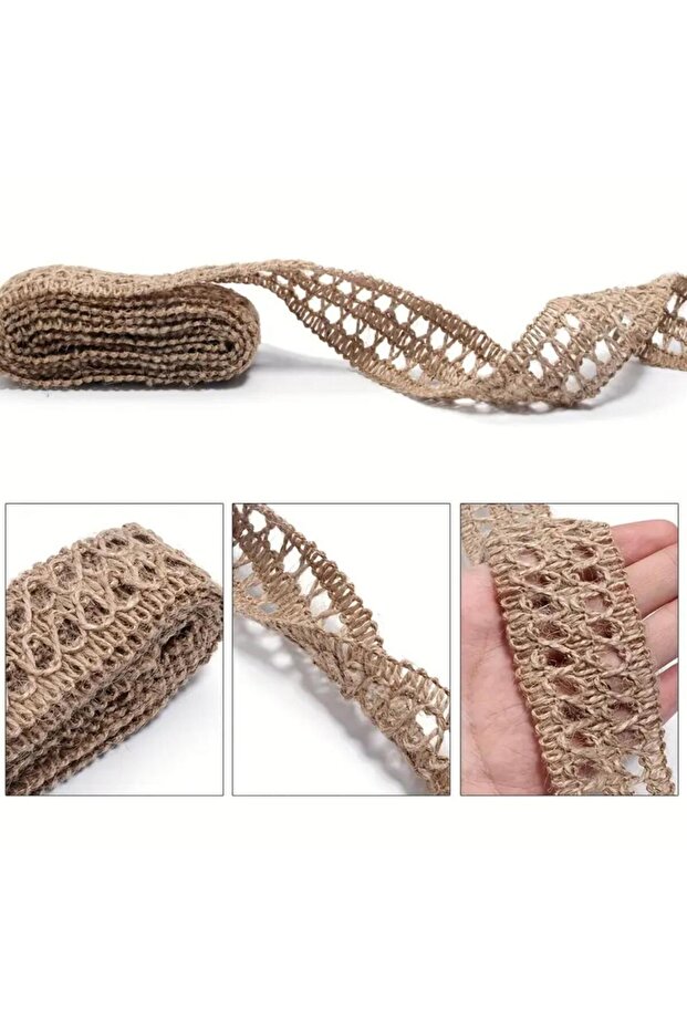 Wicker Ribbon Jute Ribbon Crafts Home Decorations and Gift Wrap Ornament