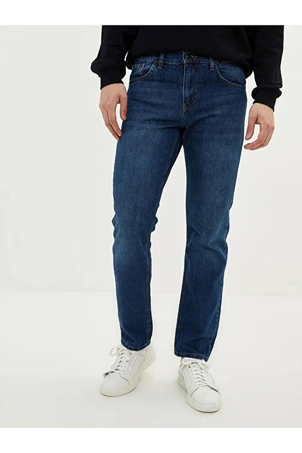LCW Jeans İndigo 779 Regular Fit Erkek Jean Pantolon - 4