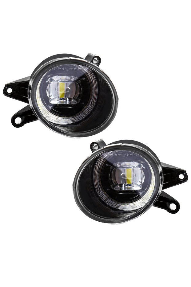 Angel Eyes Foglamp For Audi A4 B6 2001 2002 2003 2004 2005 LED Fog Lights Angel Eyes Front Auto Bump
