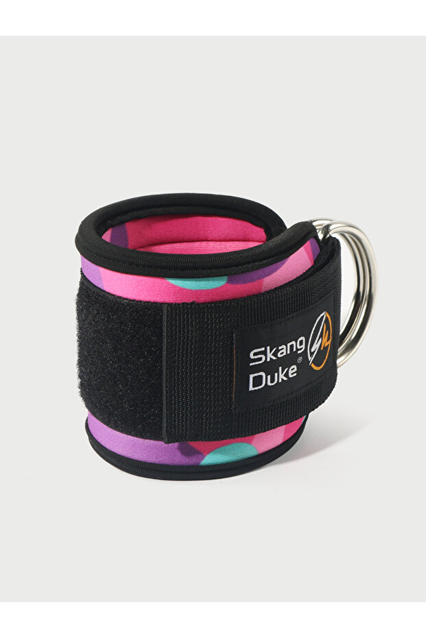 PURPLE 1pc Adjustable D-Ring Ankle Straps for Cable Machines - Comfortable Ankle Cuffs for Glute & L