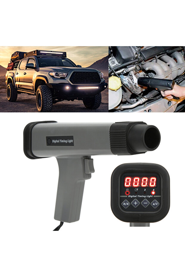 Digital Engine Timing Light Inductive Strobe Timing Light 12V Ignition Timing Light for Car Motor... - 4