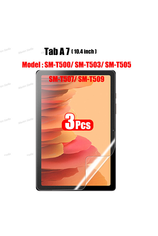واقي شاشة من الورق المقوى مكون من 3 قطع لأجهزة Tab S7 وS8 وS9 Plus وUltra وA9 وTab S...