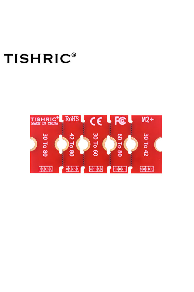 Red TISHRIC M.2 SSD Extension Adapter M2 Solid-state Drive 2230 2242 2260 to 2280 Extension Bracke - 1