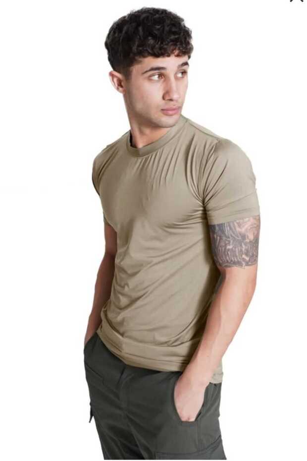 Microfiber Kısa Kol Termal T-Shirt - 1