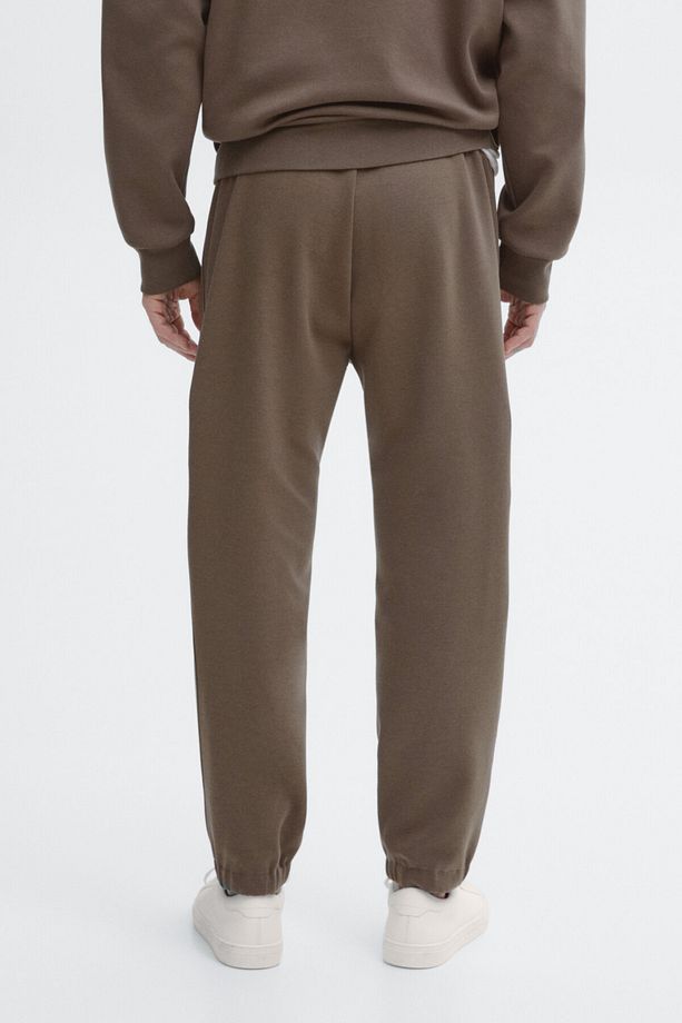 Pamuk karışımı jogger pantolon - 4