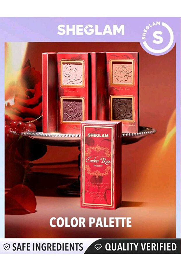 Ember rose göz paleti